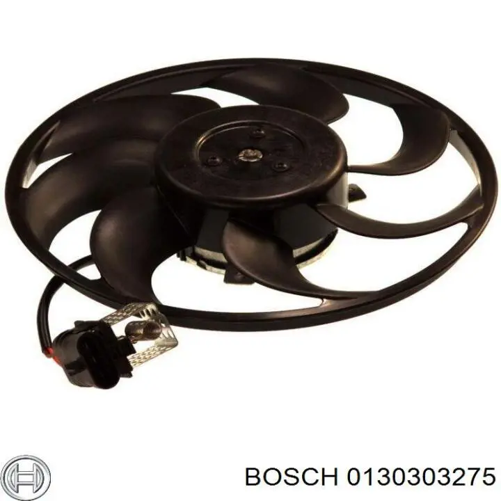 0130303275 Bosch електровентилятор охолодження в зборі (двигун + крильчатка)