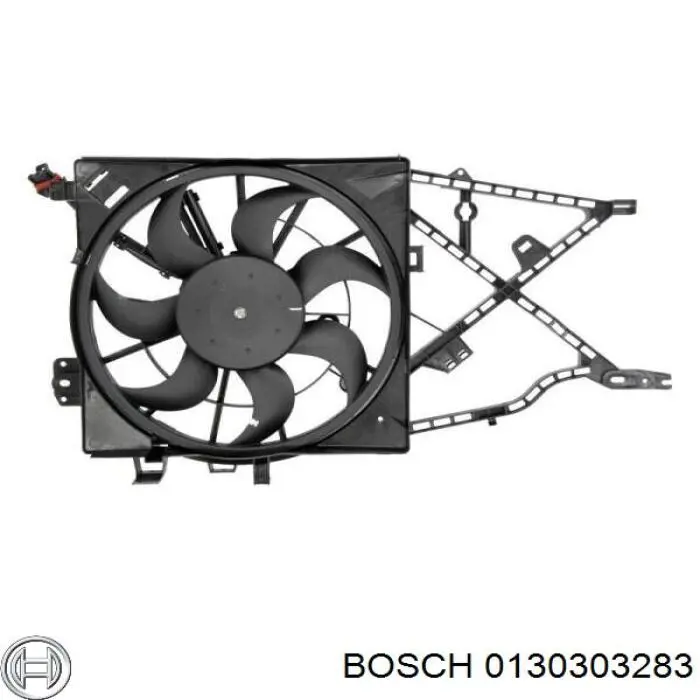 Електровентилятор охолодження в зборі (двигун + крильчатка) 0130303283 Bosch