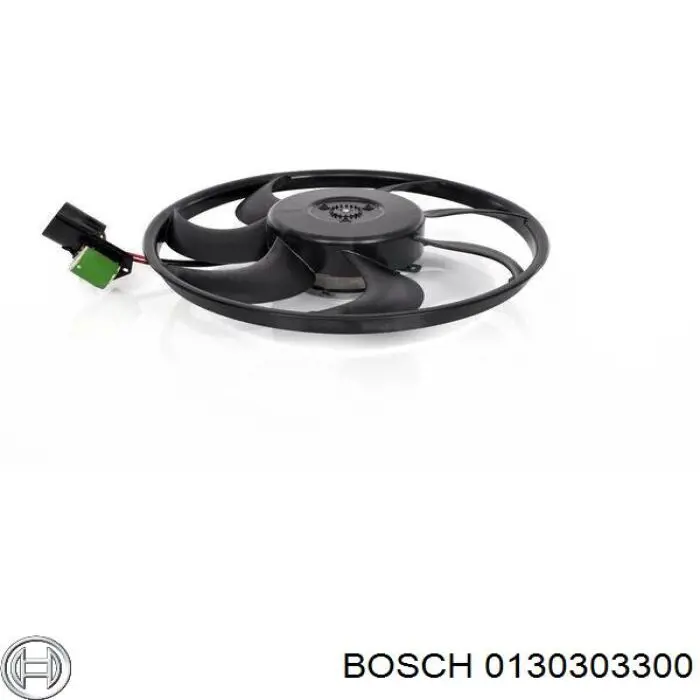 0130303300 Bosch електровентилятор охолодження в зборі (двигун + крильчатка)