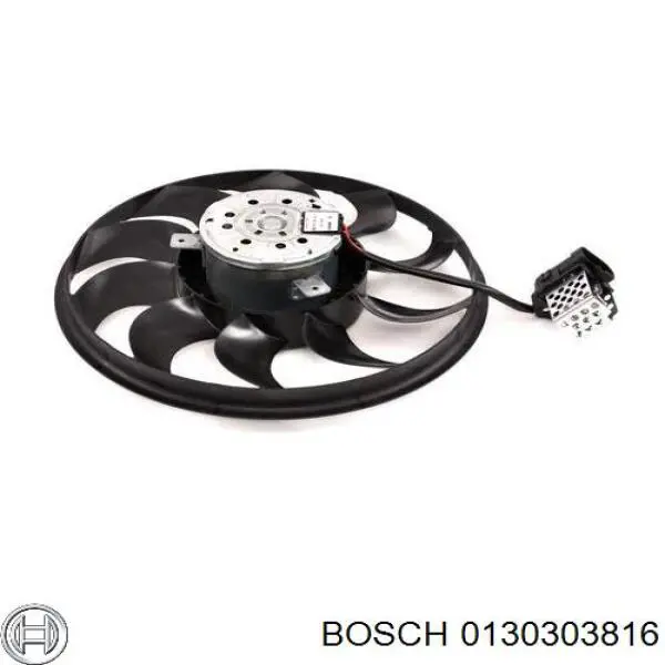 Дифузор радіатора кондиціонера, в зборі з крильчаткою і двигуном Bosch 0130303816 ціна, від 63.34 USD