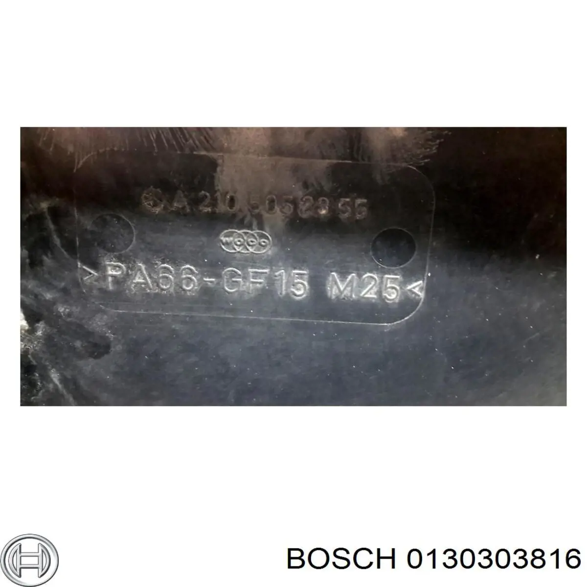 0130303816 Bosch Дифузор радіатора кондиціонера, в зборі з крильчаткою і двигуном