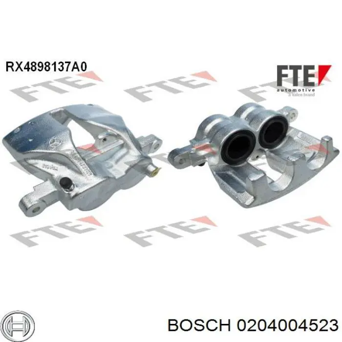 0204004523 Bosch супорт гальмівний задній лівий