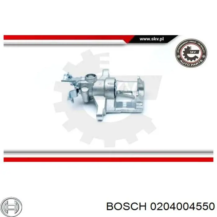 Супорт гальмівний задній лівий Bosch 0204004550 ціна, від 56.75 USD
