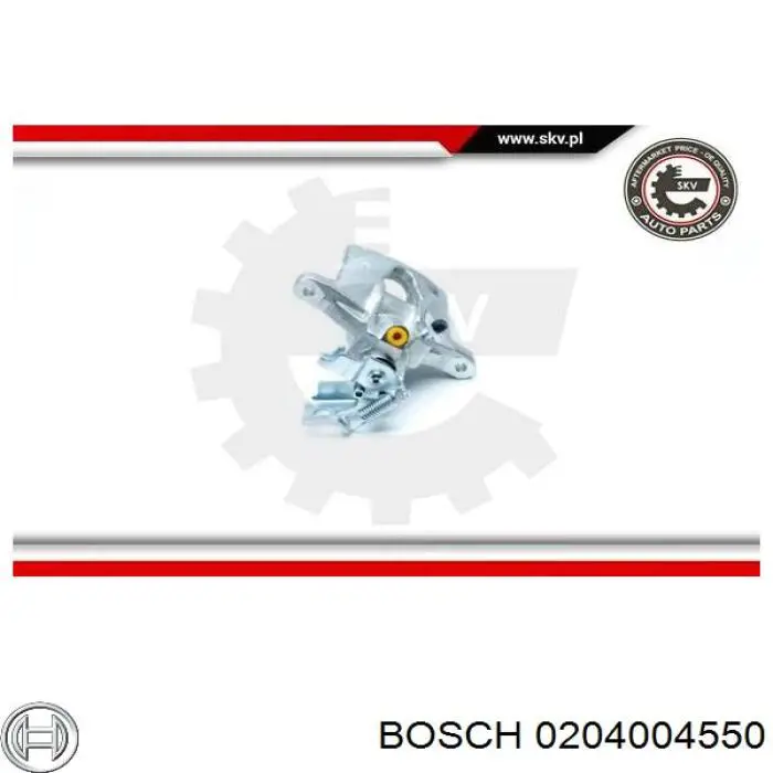 Купити 0204004550 Bosch Супорт задній лівий