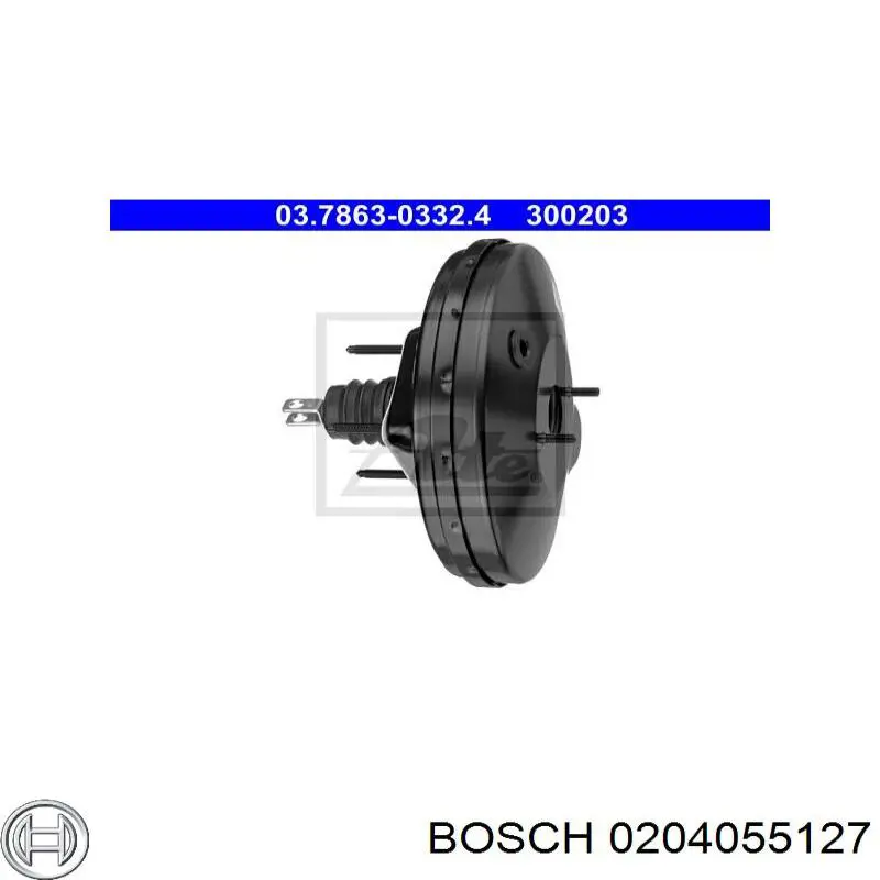 0204055127 Bosch Підсилювач гальм вакуумний
