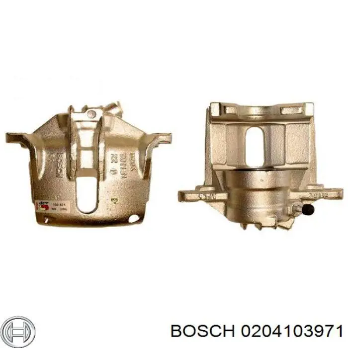 0204103971 Bosch супорт гальмівний передній лівий