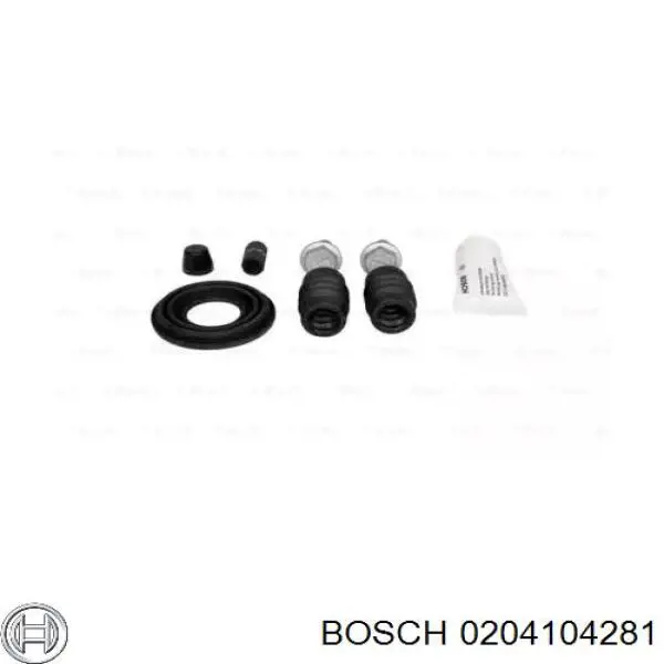0204104281 Bosch Ремкомплект заднього гальмівного супорта