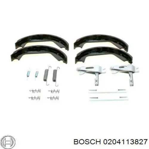 Колодки ручника / стоянкового гальма Bosch 0204113827 ціна, від 20.25 USD