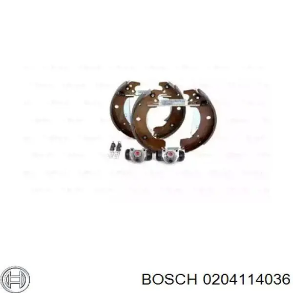 Колодки гальмові задні, барабанні 0204114036 Bosch