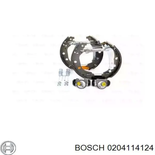 Колодки гальмові задні, барабанні 0204114124 Bosch