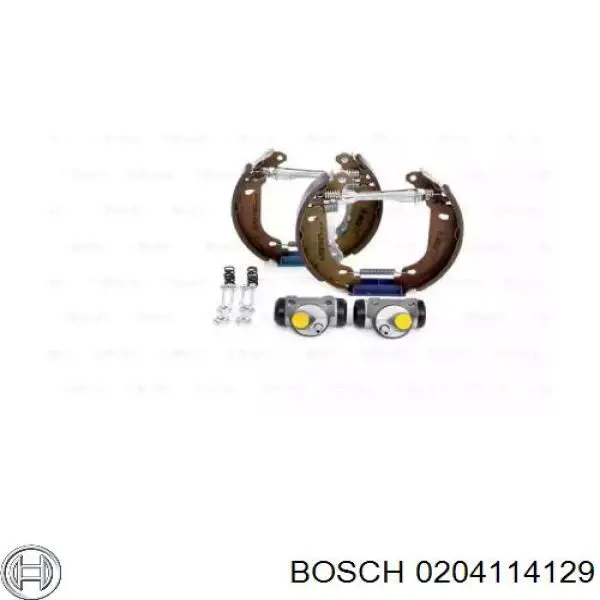 0204114129 Bosch колодки гальмові задні, барабанні