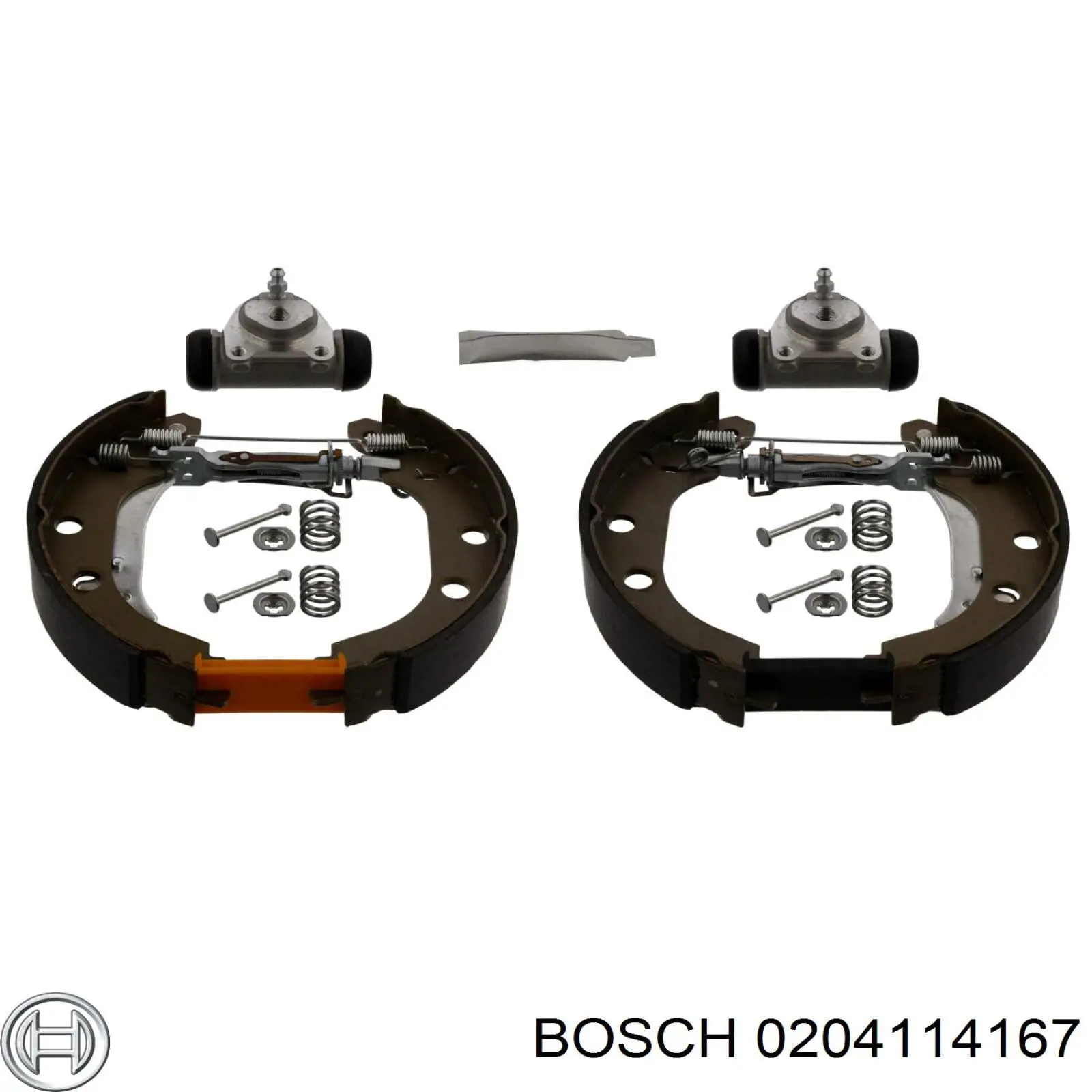Колодки гальмові задні, барабанні 0204114167 Bosch