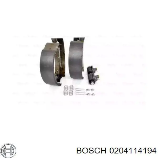 0204114194 Bosch Гальма в зборі