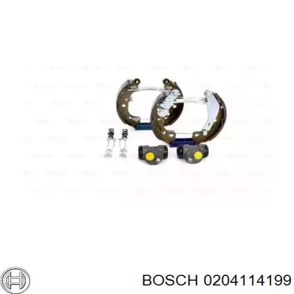 Колодки гальмові задні, барабанні 0204114199 Bosch