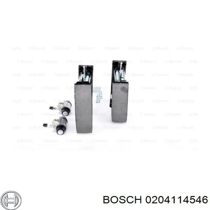 Колодки гальмові задні, барабанні 0204114546 Bosch