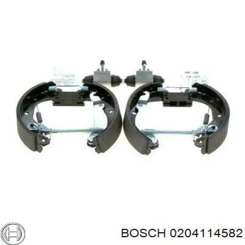 Колодки гальмові задні, барабанні 0204114582 Bosch