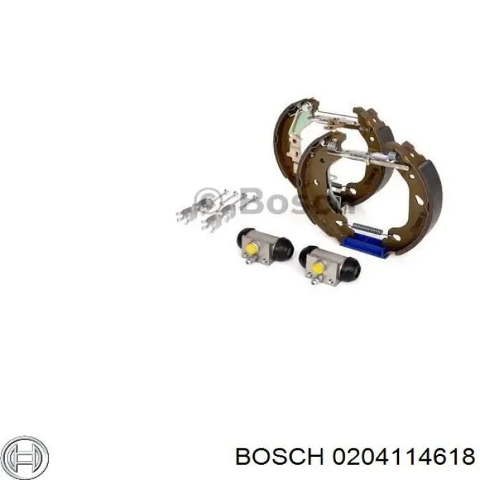 Колодки гальмові задні, барабанні 0204114618 Bosch