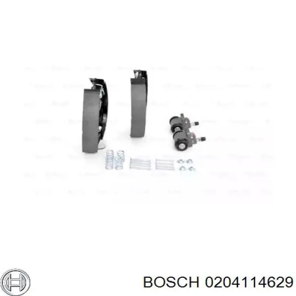 Колодки гальмові задні, барабанні 0204114629 Bosch