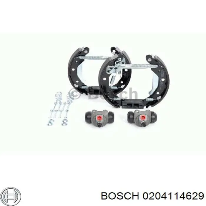 Колодки гальмові задні, барабанні Bosch 0204114629 ціна, від 65.04 USD