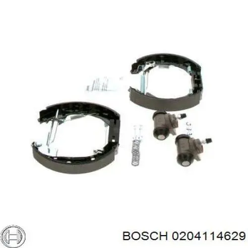 Купити 0204114629 Bosch Колодки гальмові задні, барабанні