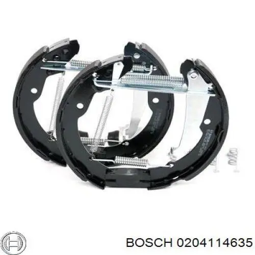 Колодки гальмові задні, барабанні 0204114635 Bosch