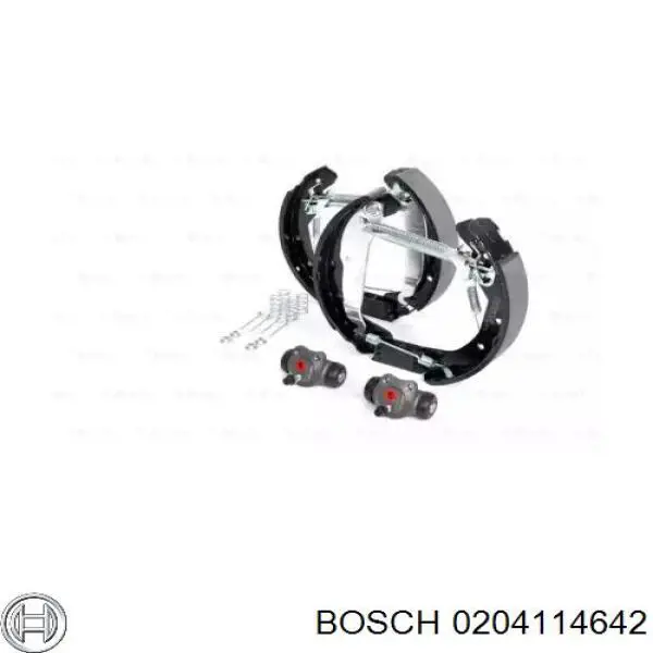 Колодки гальмові задні, барабанні 0204114642 Bosch