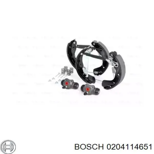 Колодки гальмові задні, барабанні 0204114651 Bosch