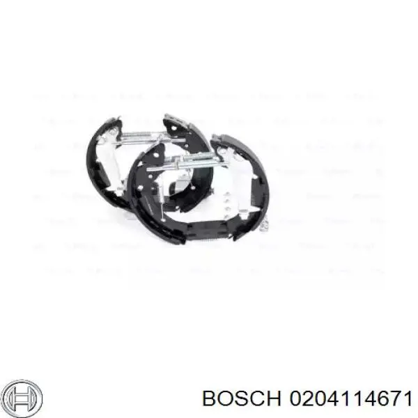 Колодки гальмові задні, барабанні 0204114671 Bosch