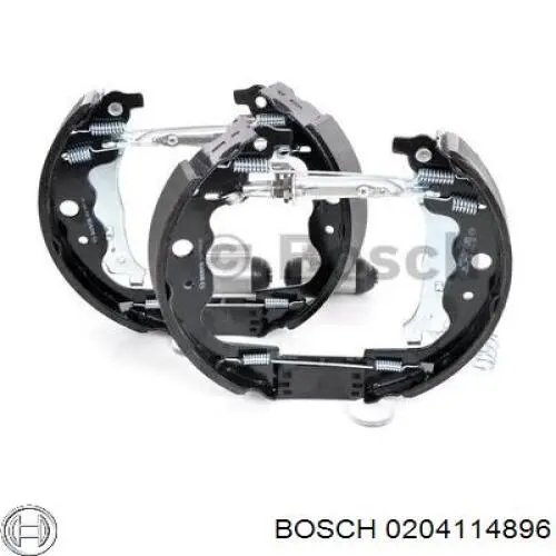 0204114896 Bosch колодки гальмові задні, барабанні