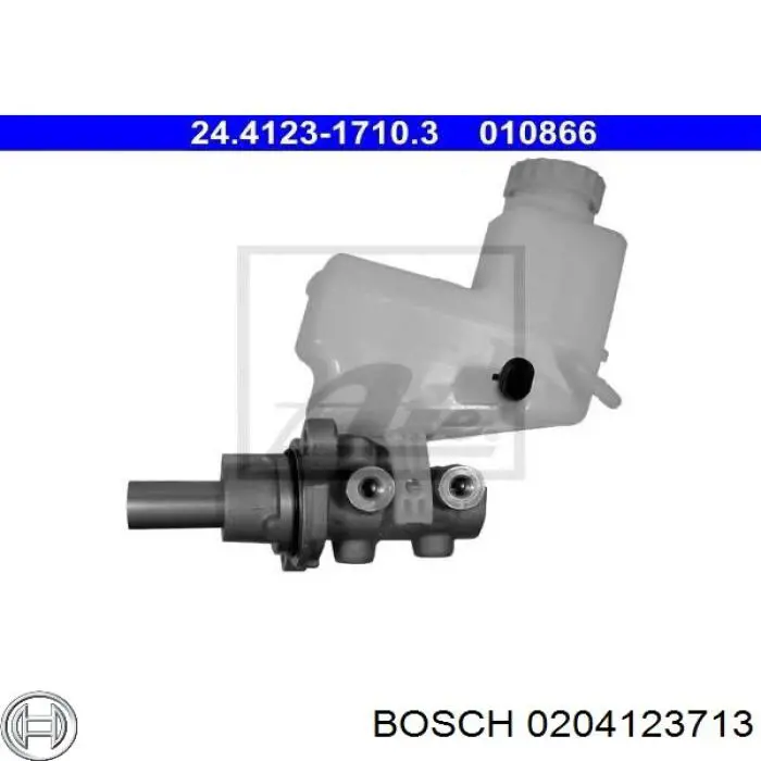 0204123713 Bosch циліндр гальмівний, головний