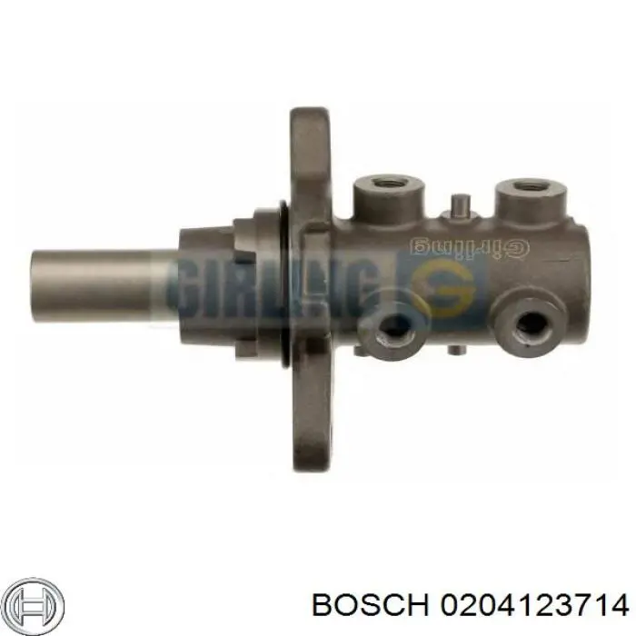 Головний гальмівний циліндр 0204123714 Bosch
