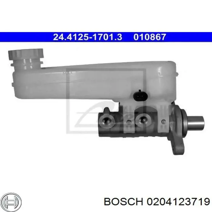 Купити 0204123719 Bosch Головний гальмівний циліндр