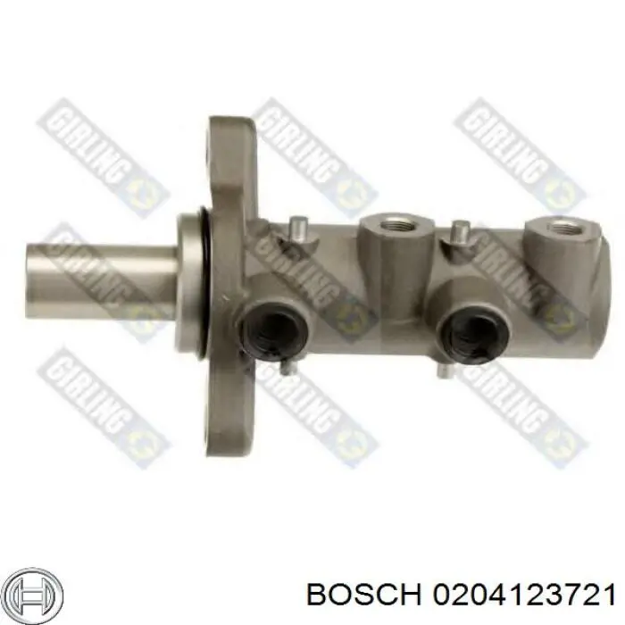 Головний гальмівний циліндр 0204123721 Bosch
