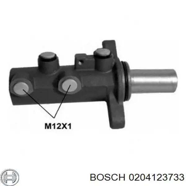 0204123733 Bosch супорт гальмівний задній правий