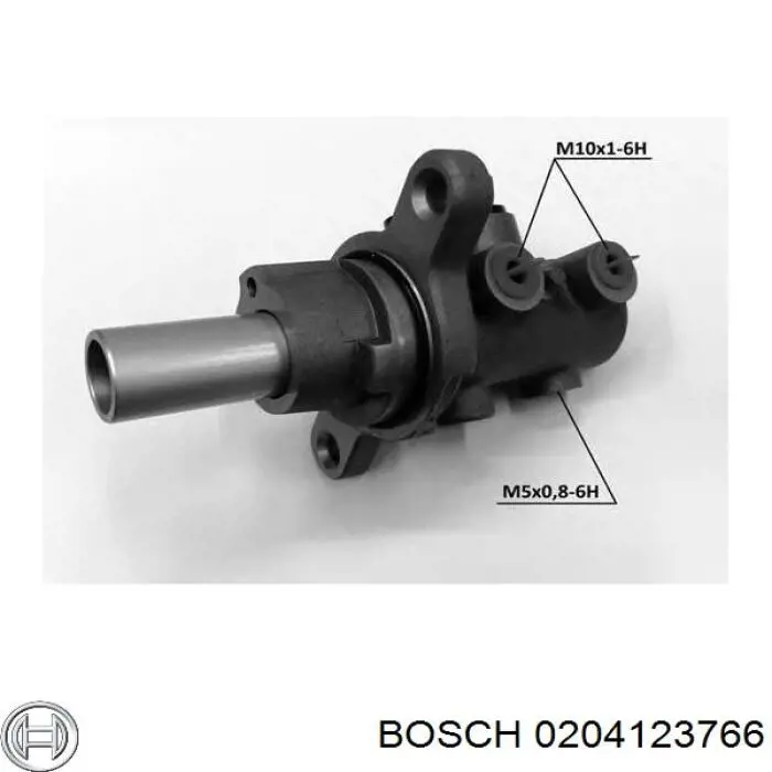 Купити 0204123766 Bosch Головний гальмівний циліндр