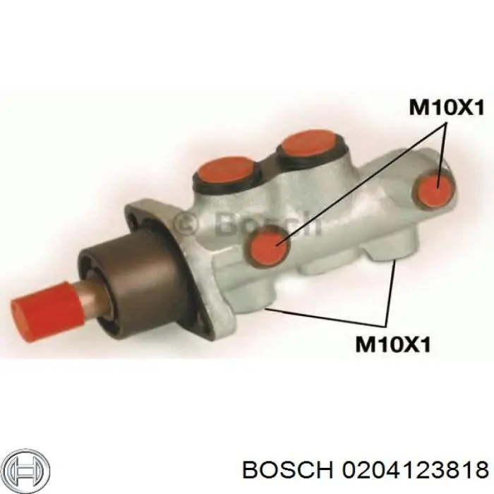 Циліндр головний гальма (Гідротормоз) Bosch 0204123818 ціна, від 101.82 USD