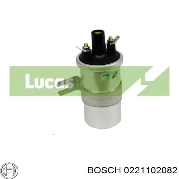 0221102082 Bosch Котушка запалювання
