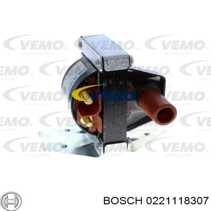 Котушка запалювання Bosch 0221118307 ціна, від 38.01 USD