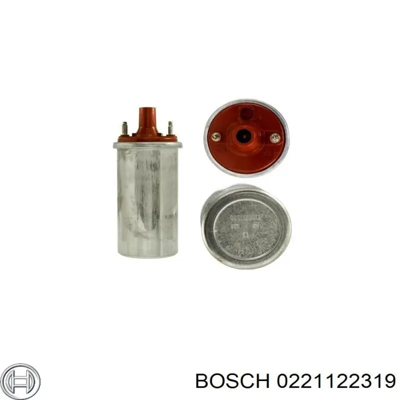 0221122319 Bosch котушка запалювання
