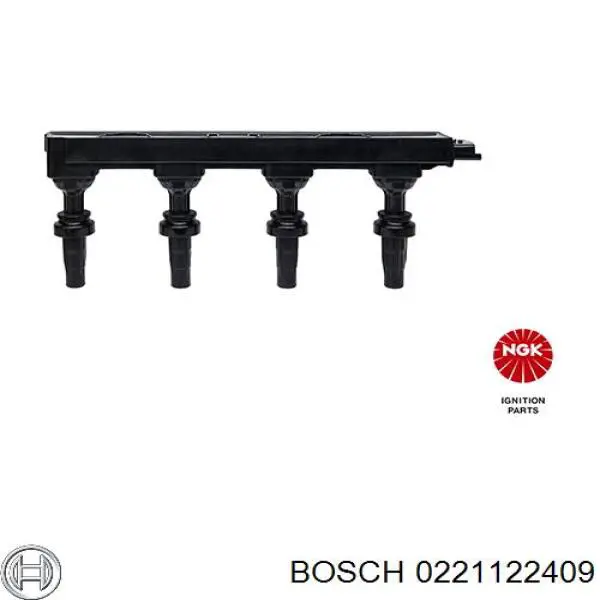 0221122409 Bosch Котушка запалювання
