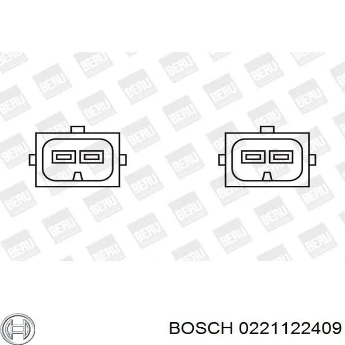 Котушка запалювання Bosch 0221122409 ціна, від 48.10 USD