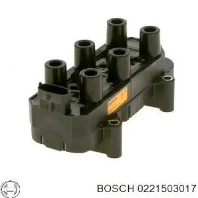 Котушка запалювання Bosch 0221503017 ціна, від 57.17 USD