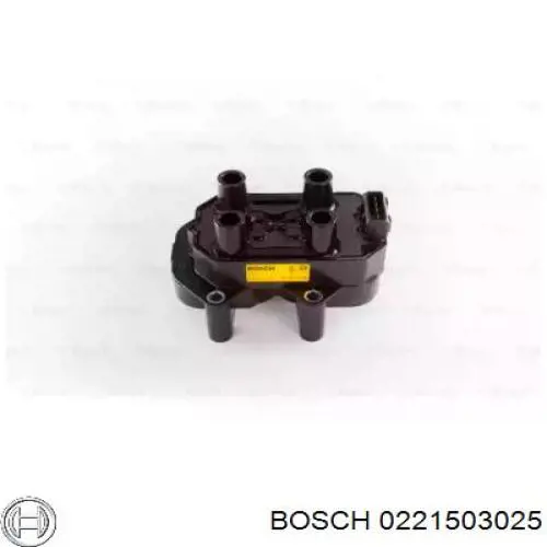 Котушка запалювання 0221503025 Bosch