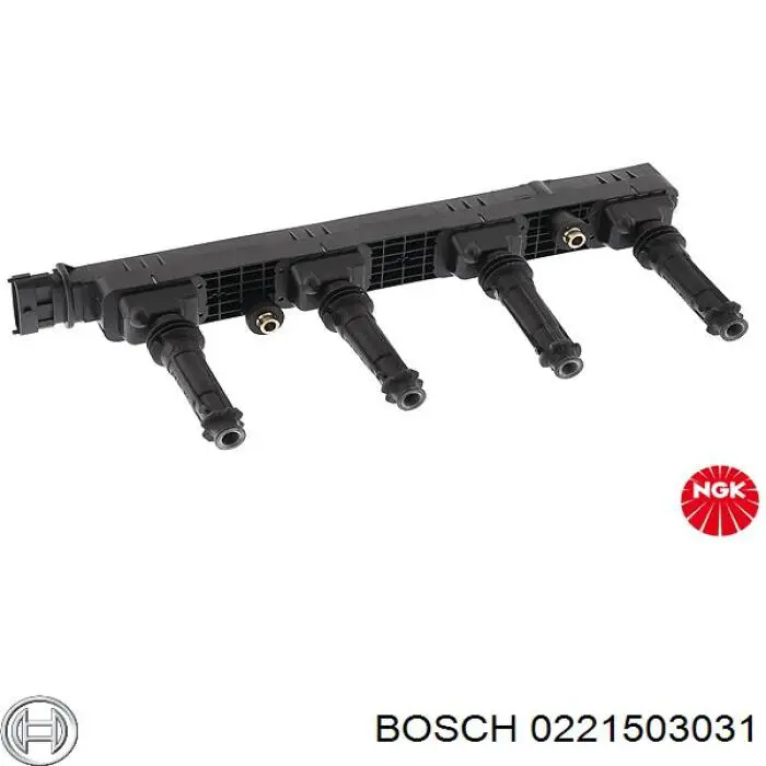 Котушка запалювання 0221503031 Bosch