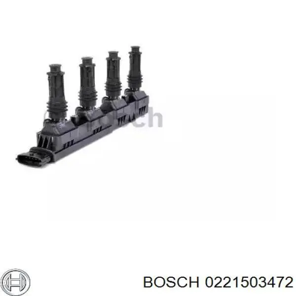 0221503472 Bosch котушка запалювання