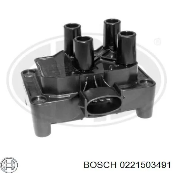 0221503491 Bosch Котушка запалювання