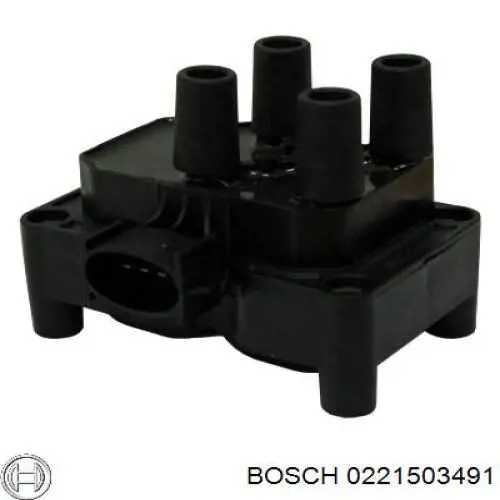 Котушка запалювання Bosch 0221503491 ціна, від 18.31 USD