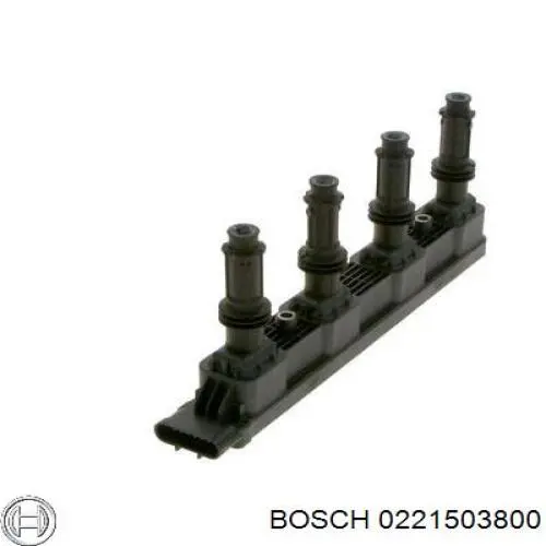 0221503800 Bosch котушка запалювання