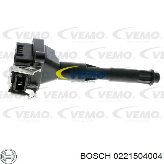 Купити 0221504004 Bosch Котушка запалювання