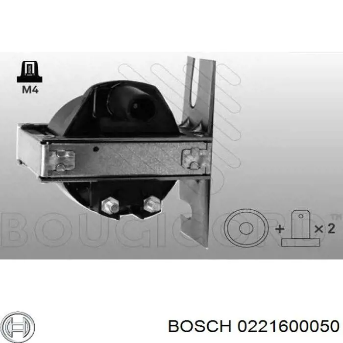 Котушка запалювання 0221600050 Bosch